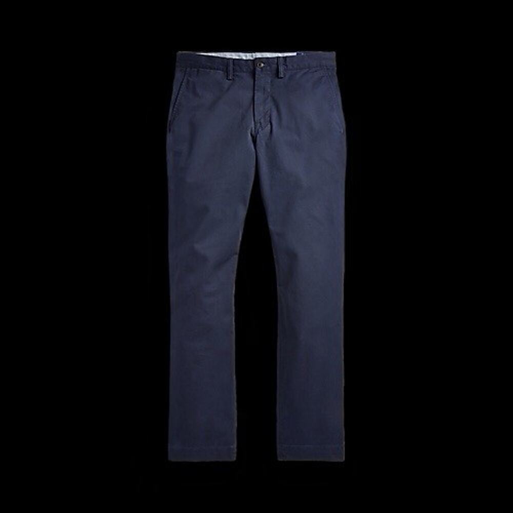 Polo Ralph Lauren Bedford Stretch Straight Fit Chino Pants Men's 36/30 Navy Blue